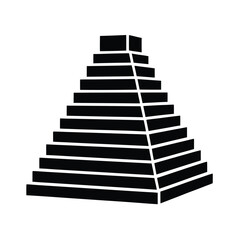 Ziggurat Step Pyramid Ancient Icon