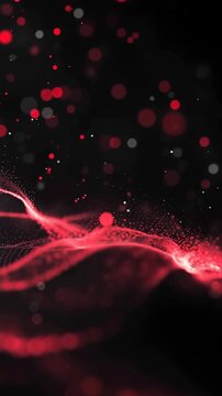 vertical abstract red background