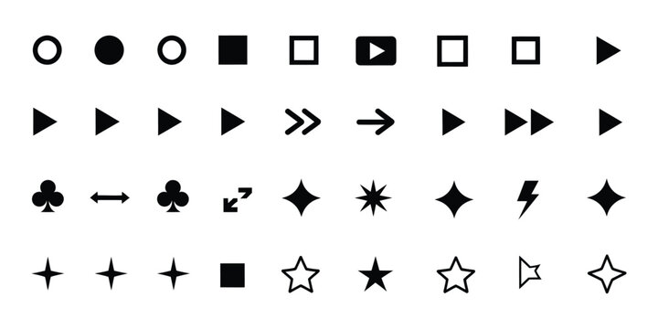 Bullet List for PowerPoint Presentation, Arrows and Shapes for Highlighting Key Points, Modern Vector Illustration, Professional Bullet Points Design for Slides, Easy to Use in Presentations.