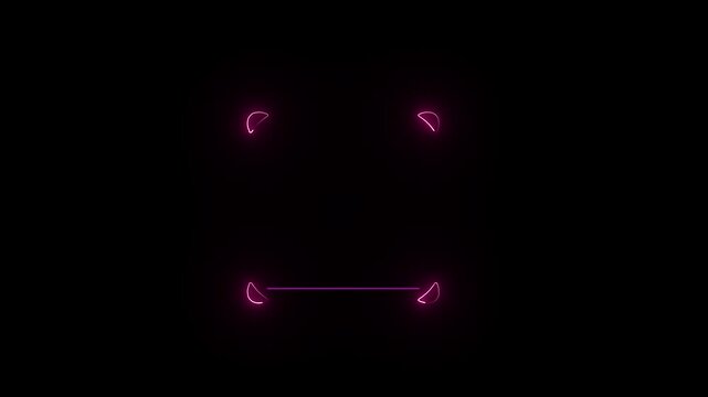 Empty Scan QR code animation. QR code scanner motion graphics. data processing and qr code Scanning. Online Retail Shop Order in Drop shipping video. Using Bar Code Reader.