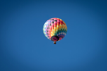 Fototapeta premium hot air balloon in flight