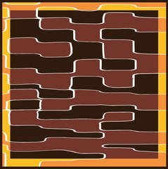 bolero jacquard, zigzag, waves pillow case,digital prints border trendy animal patterns mixed masculine recrtangle artistic geometric silk coastal style retro style scarf design.colorful abstract patt