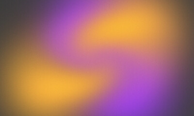 Obraz premium An abstract gradient background blends warm yellow and orange tones with cool shades of purple creating a soft blurred effect