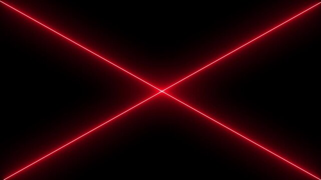 Glowing light effect on black background abstraction neon moving up screen saver, 4k animation video
