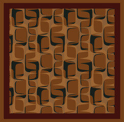 Camel beige trend seamless lines plaid washed texture seamless pattern design. Fall winter Trendy and elegance timeless home decoration, upholstery and curtain weave canvas digital of print