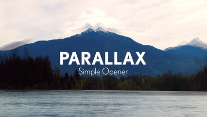 Simple Parallax Opener