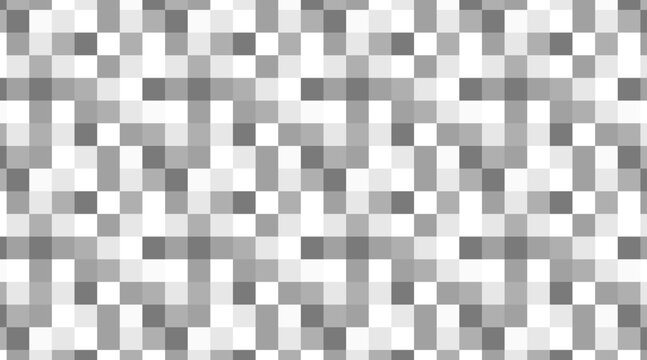 Gray mosaic tile seamless pattern. Pixelated censored texture for privacy protection and sensitive content.