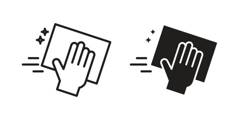 Cleaning service icon and symbol. Vector illustration.eps