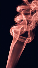 Obraz premium Golden rose smoke abstract background