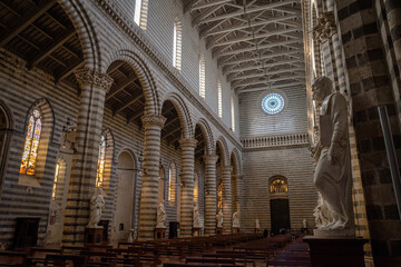 Obraz premium The interiors of the Orvieto Cathedral in Italy