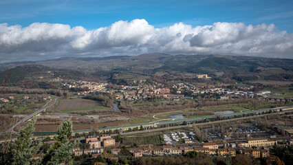 Fototapeta premium Views from the city of Orvieto, Italy