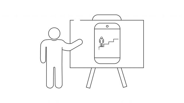 Presentation of Mobile App Growth Strategy - A Visual Guide.