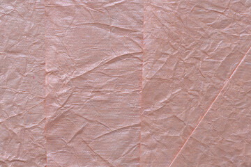wrinkled pink paper