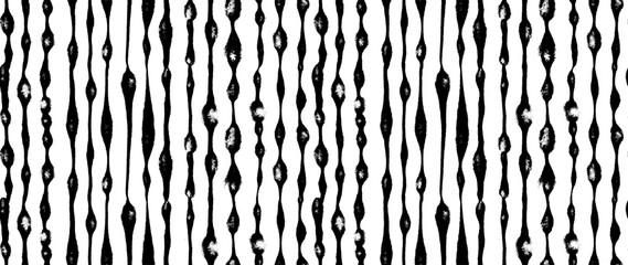 Obraz na płótnie Canvas Blurred watercolor stripe seamless pattern. the stripes are painted with spray paint. Black and white vertical wavy lines. Vector illustration. Graffiti, watercolor striped seamless pattern.