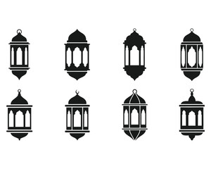 Fototapeta premium Collection of traditional lanterns with various designs