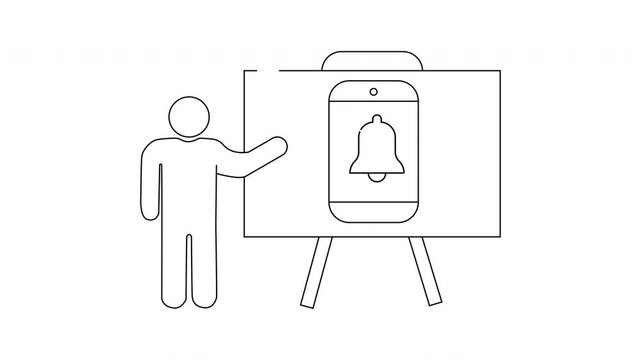 Presentation on Mobile Notifications - A Clear Visual Guide.