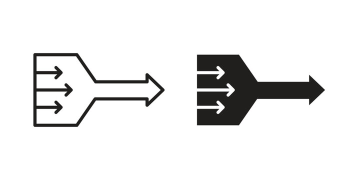 Simplify icon and symbol. Vector illustration.eps
