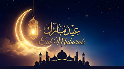 Eid Mubarak Celebration Background