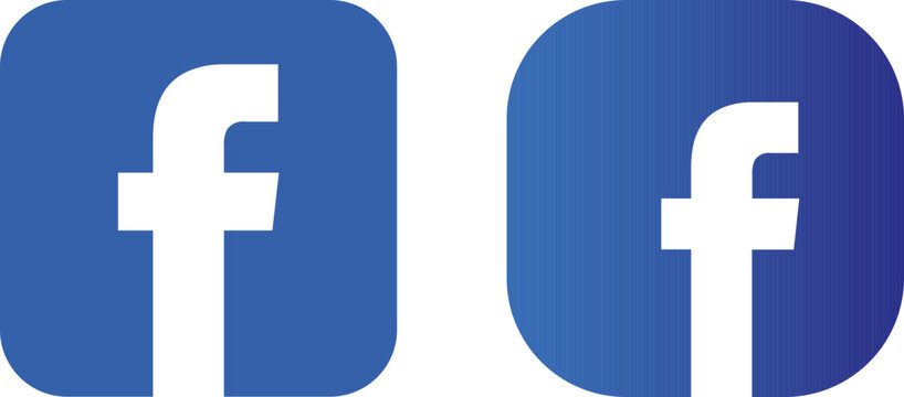 Facebook Social Media Logo. facebook circle shape icon. Popular Social Media Icon, Facebook logo, Facebook icon, Facebook flat icon, Meta app icon, Meta company logo, facebook black and white icon