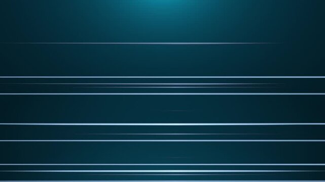 Dark teal abstract background with fast horizontal light streaks, cinematic motion lines and futuristic speed effect for technology, HUD and sci-fi visuals.