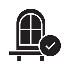 window, roller blind, window blind, curtain, shade, home interior, house, building, architecture, interior design, privacy, sunlight control, window covering, modern home, minimal icon, line icon, out