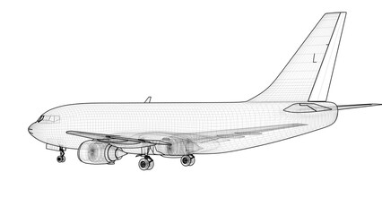 vintage biplane isolated on white © Supermax