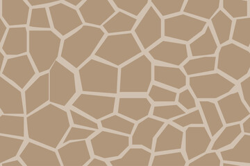 Fototapeta premium Natural brown sandstone background. Garden design seamless pattern. Vector.