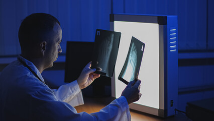 X-ray foot.foot.X-ray. Doctor. High-quality photo.