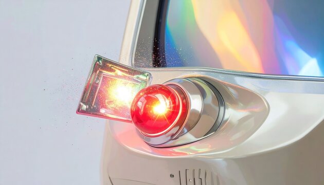 Vintage Car Tail Light - A Nostalgic Automotive Detail.