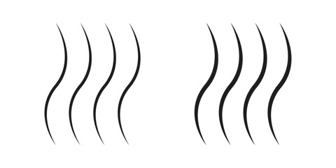 Naklejka premium Hot icon vector on trendy design. Outline vector stock illustration.