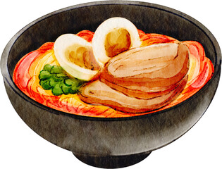 watercolor ramen