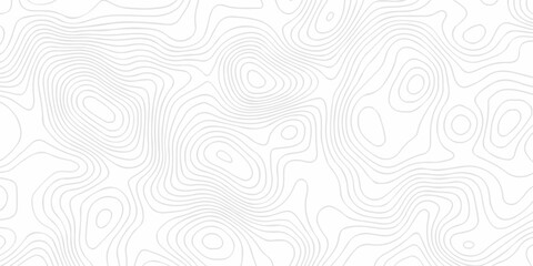 Fototapeta premium Seamless grid landscape white and gray area curve topography elevation map design. wave diagram contour stripe spiral composition discovery paper surface design.