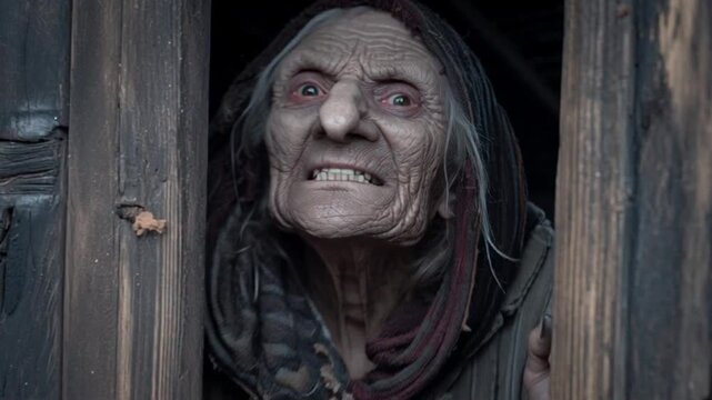 Die verfluchte Apfelgabe &ndash; Grausige Hexe im Zwielicht der Nacht