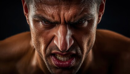 I aim to triumph. A kind, passionate man exerting all his effort to defeat the rival