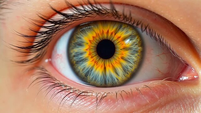 Closeup of a human eye