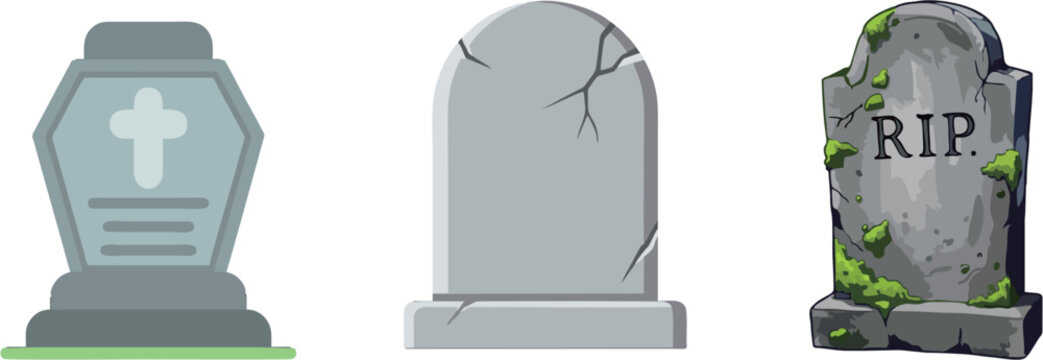 gravestone vector