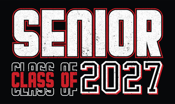 senior class of 2027 t shirt design