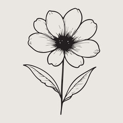 vector illustration of a flower
