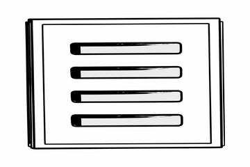 Minimal Menu Hamburger Icon Silhouettes Vector UI UX Design