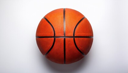 Fototapeta premium basketball ball on a white isolated background