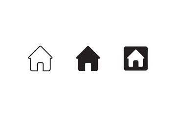 Fototapeta premium A professional set of 3D real estate icons featuring house and apartment building symbols with green roof designs for residential property business and architectural construction concepts