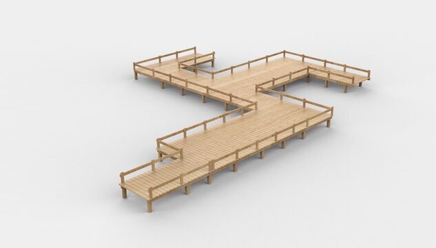 wooden piar