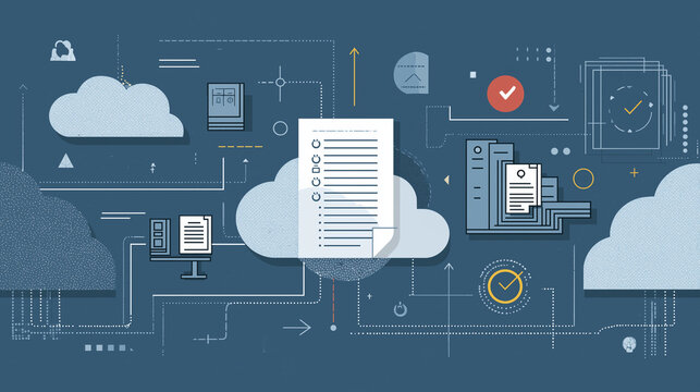 Cloud computing data governance ensuring quality, control, and compliance.