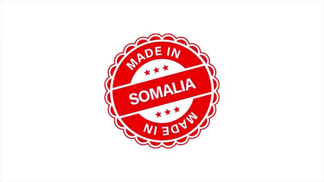Animation of Made in SOMALIA Vintage Stamp Badges Collection, Made in SOMALIA Retro Badge & Stamp Logo Collection