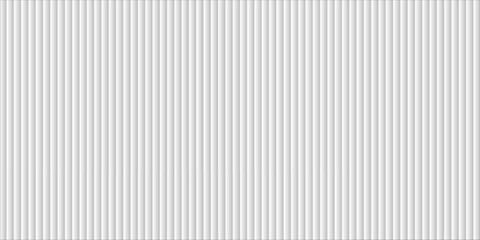 Transparent corrugated plastic ribbed glass background with abstract line patterns. 3D gradient light effects for retail windows or architectural panels. Vintage chrome reflections or polycarbonate. © riski