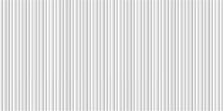 Transparent corrugated plastic ribbed glass background with abstract line patterns. 3D gradient light effects for retail windows or architectural panels. Vintage chrome reflections or polycarbonate.