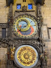 Prague Astronomical Clock. Architecture of Prague
