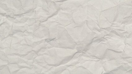 Obraz premium Abstract pattern and texture background of crumpled and wrinkled white aluminum foil paper. Copy space for text. For graphic design, 3D rendering and banners