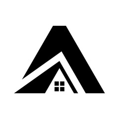 Letter A Home Modern Logo