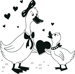 two birds on a branch